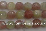 CMS880 15.5 inches 10mm faceted round moonstone gemstone beads