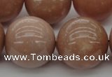 CMS938 15.5 inches 20mm round A grade moonstone gemstone beads