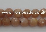 CMS941 15.5 inches 6mm faceted round A grade moonstone gemstone beads