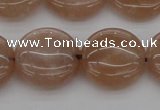 CMS959 15.5 inches 14mm flat round A grade moonstone beads