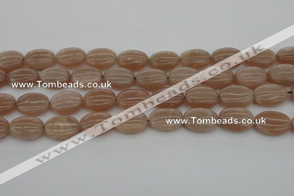 CMS962 15.5 inches 10*14mm oval A grade moonstone beads