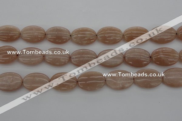 CMS964 15.5 inches 13*18mm oval A grade moonstone beads