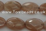 CMS967 15.5 inches 12*16mm faceted oval A grade moonstone beads