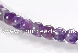 CNA01 6mm round AB grade natural amethyst quartz beads Wholesale