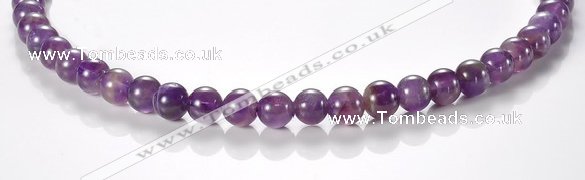 CNA02 8mm round AB grade natural amethyst quartz beads Wholesale