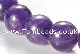 CNA06 AB grade natural amethyst 16mm round quartz bead Wholesale