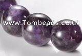 CNA07 AB grade natural amethyst 18mm round quartz bead Wholesale