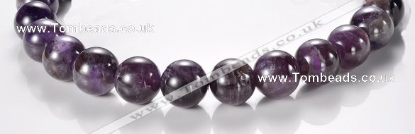 CNA07 AB grade natural amethyst 18mm round quartz bead Wholesale