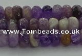 CNA1029 15.5 inches 5*8mm faceted rondelle dogtooth amethyst beads