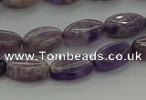 CNA1035 15.5 inches 6*10mm oval dogtooth amethyst beads wholesale