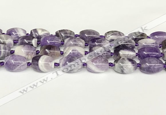 CNA1122 15.5 inches 14*20mm drum dogtooth amethyst beads