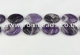 CNA1194 15.5 inches 25*35mm oval amethyst beads wholesale