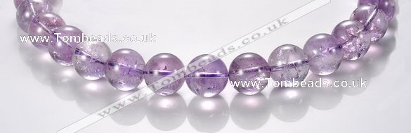 CNA12 15mm round A- grade natural amethyst beads Wholesale