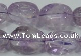 CNA204 15.5 inches 18*25mm nugget natural amethyst beads