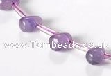 CNA23 6*9mm teardrop A+ grade natural amethyst beads Wholesale