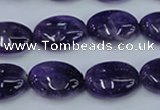 CNA276 15.5 inches 13*18mm oval natural amethyst beads wholesale