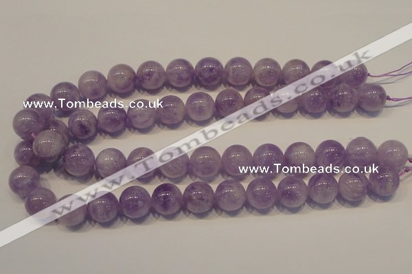 CNA301 15.5 inches 10mm round natural lavender amethyst beads