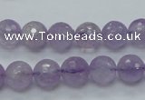 CNA311 15.5 inches 10mm faceted round natural lavender amethyst beads