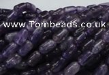 CNA33 15.5 inches 5*8mm rice grade A natural amethyst beads