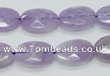 CNA330 15.5 inches 13*18mm faceted oval natural lavender amethyst beads