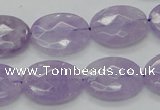 CNA331 15.5 inches 15*20mm faceted oval natural lavender amethyst beads