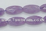 CNA334 15.5 inches 10*20mm faceted oval natural lavender amethyst beads