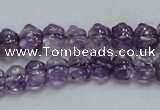 CNA40 15.5 inches 8*11mm pig-shaped grade A natural amethyst beads