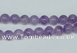 CNA400 15.5 inches 4mm round natural lavender amethyst beads