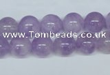 CNA404 15.5 inches 14mm round natural lavender amethyst beads