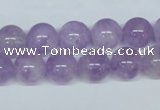 CNA404 15.5 inches 14mm round natural lavender amethyst beads