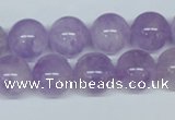 CNA405 15.5 inches 16mm round natural lavender amethyst beads