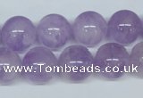 CNA406 15.5 inches 18mm round natural lavender amethyst beads