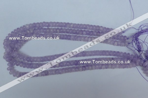 CNA407 15.5 inches 3*6mm rondelle natural lavender amethyst beads