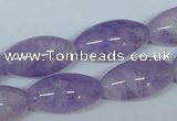 CNA413 15.5 inches 12*22mm rice natural lavender amethyst beads