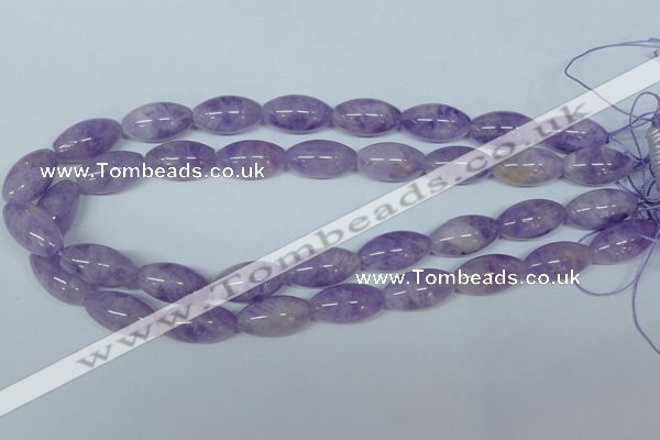 CNA413 15.5 inches 12*22mm rice natural lavender amethyst beads