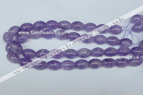 CNA415 15.5 inches 15*20mm rice natural lavender amethyst beads