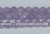 CNA422 15.5 inches 8mm faceted round natural lavender amethyst beads