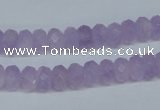 CNA427 4*8mm faceted rondelle natural lavender amethyst beads