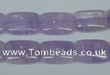 CNA440 15.5 inches 13*18mm rectangle natural lavender amethyst beads