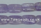 CNA441 15.5 inches 15*20mm rectangle natural lavender amethyst beads
