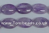 CNA447 15.5 inches 15*20mm oval natural lavender amethyst beads