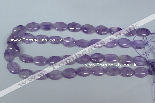CNA447 15.5 inches 15*20mm oval natural lavender amethyst beads