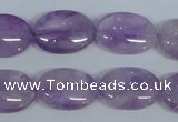 CNA448 15.5 inches 16*22mm oval natural lavender amethyst beads