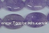 CNA450 15.5 inches 22*30mm oval natural lavender amethyst beads