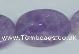 CNA451 15.5 inches 25*30mm oval natural lavender amethyst beads