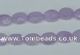 CNA453 15.5 inches 8*12mm faceted oval natural lavender amethyst beads