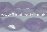 CNA458 15.5 inches 18*25mm faceted oval natural lavender amethyst beads