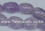 CNA466 15.5 inches 14*18mm nugget natural lavender amethyst beads