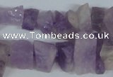 CNA469 15.5 inches 8*15mm chips natural lavender amethyst beads