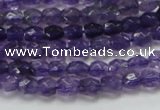 CNA50 15.5 inches 6*7mm faceted rice grade A natural amethyst beads